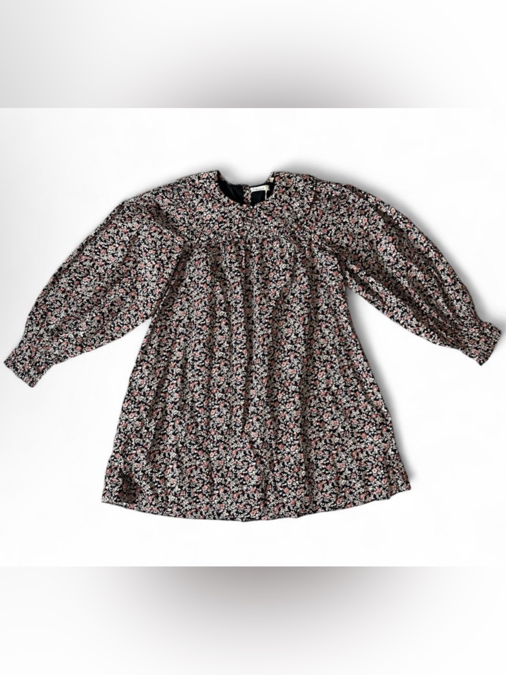DOEN Adalina Ruffled Floral Cotton Poplin Mini Dress Women’s - Size Small NWT